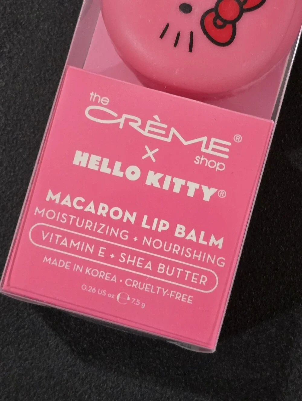 The Crème Shop x Hello Kitty Macaron Lip Balm Ltd Edition Vit E & Shea Butter